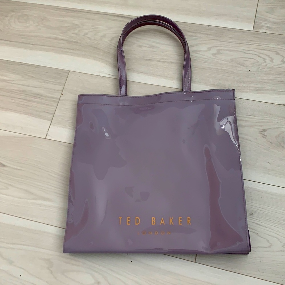 Ted Baker Lavender With Lavender, Pink, and Faux Rose Gold Detail On Bow.